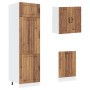 Mueble cocina Kalmar madera vieja 8 pzas madera contrachapada en Armarios de cocina | Comprar online en Foru.es