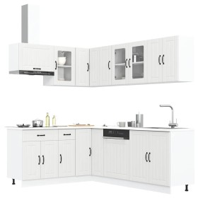 Mueble de cocina Lucca blanco 11 piezas madera contrachapada en Armarios de cocina | Comprar online en Foru.es