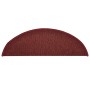 Felpudos para escaleras 30 unidades 56x17x3 cm Burdeos Semicirculares en Hogar | Comprar online en Foru.es