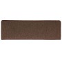 Alfombrillas para escaleras 30 unidades 65x21x4 cm Marrón Café Borde Rectangular en Hogar | Comprar online en Foru.es