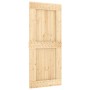 Puerta corredera con herrajes madera maciza de pino 90x210 cm de vidaXL, Puertas - Ref: Foro24-3203035, Precio: 206,01 €, Des...