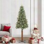 Árbol de Navidad Delgado con 300 LED con soporte Verde 210 cm en Decoración Festiva y Estacional | Comprar online en Foru.es