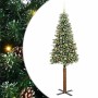 Árbol de Navidad Delgado con 300 LED con soporte Verde 210 cm en Decoración Festiva y Estacional | Comprar online en Foru.es