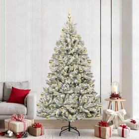 Árbol de Navidad artificial Verde y 210 cm PVC y Metal en Decoración Festiva y Estacional | Comprar online en Foru.es