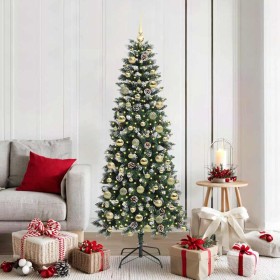 Árbol de Navidad artificial Verde 180 cm PVC, Plástico y Acero en Decoración Festiva y Estacional | Comprar online en Foru.es