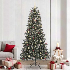 Árbol de Navidad artificial Verde 240 cm PVC, Plástico y Acero en Decoración Festiva y Estacional | Comprar online en Foru.es