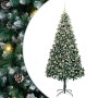 Árbol de Navidad artificial Verde 210 cm PVC y Acero y Plástico en Decoración Festiva y Estacional | Comprar online en Foru.es