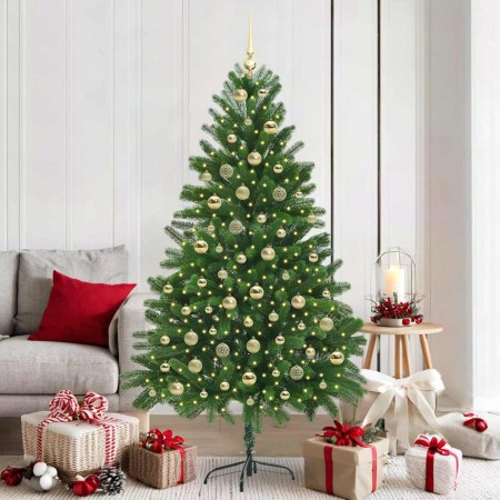 Árbol de Navidad con 300 LED con soporte Verde 180 cm PE en Decoración Festiva y Estacional | Comprar online en Foru.es