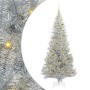 Árbol de Navidad con 300 LED con soporte Plateado 210 cm PET en Decoración Festiva y Estacional | Comprar online en Foru.es
