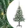 Árbol de Navidad Artificial Nevado con Luz LED Verde y 120 cm en Decoración Festiva y Estacional | Comprar online en Foru.es
