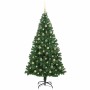 Árbol de Navidad artificial Verde 210 cm PVC y Acero y Plástico en Decoración Festiva y Estacional | Comprar online en Foru.es
