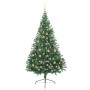 Árbol de Navidad Artificial Preiluminado Verde 210 cm PVC en Decoración Festiva y Estacional | Comprar online en Foru.es