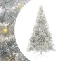 Árbol de Navidad Artificial Preiluminado Plateado 240 cm PET en Decoración Festiva y Estacional | Comprar online en Foru.es