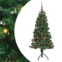 Árbol de Navidad Artificial de Esquina Verde 120 cm PVC y Metal en Decoración Festiva y Estacional | Comprar online en Foru.es