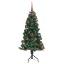 Árbol de Navidad Artificial de Esquina Verde 120 cm PVC y Metal en Decoración Festiva y Estacional | Comprar online en Foru.es