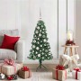 Árbol de Navidad Artificial de Esquina Verde 120 cm PVC y Metal en Decoración Festiva y Estacional | Comprar online en Foru.es