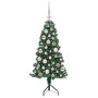 Árbol de Navidad Artificial de Esquina Verde 120 cm PVC y Metal en Decoración Festiva y Estacional | Comprar online en Foru.es