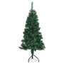 Árbol de Navidad Artificial de Esquina Verde 120 cm PVC y Metal en Decoración Festiva y Estacional | Comprar online en Foru.es