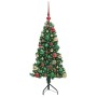 Árbol de Navidad Artificial de Esquina Verde 120 cm PVC y Metal en Decoración Festiva y Estacional | Comprar online en Foru.es
