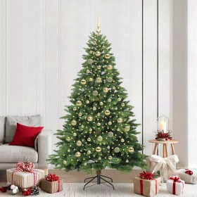 Árbol de Navidad artificial con 300 LED Verde 210 cm PE y PVC en Decoración Festiva y Estacional | Comprar online en Foru.es