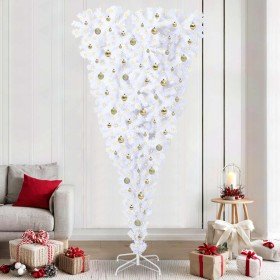 Árbol de Navidad artificial con 300 LED 240 cm PVC y Acero en Decoración Festiva y Estacional | Comprar online en Foru.es