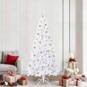 Árbol de Navidad artificial con 300 LED 210 cm PVC y Acero en Decoración Festiva y Estacional | Comprar online en Foru.es