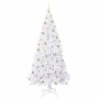 Árbol de Navidad artificial con 300 LED 210 cm PVC y Acero en Decoración Festiva y Estacional | Comprar online en Foru.es