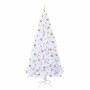 Árbol de Navidad artificial con 300 LED 210 cm PVC y Acero en Decoración Festiva y Estacional | Comprar online en Foru.es