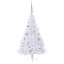 Árbol de Navidad artificial con 150 LED 120 cm PVC y Acero en Decoración Festiva y Estacional | Comprar online en Foru.es