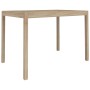 Mesa de comedor madera maciza de acacia 110x70x75 cm en Mesas de comedor | Comprar online en Foru.es