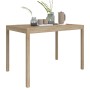 Mesa de comedor madera maciza de acacia 110x70x75 cm en Mesas de comedor | Comprar online en Foru.es