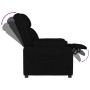 Sillón reclinable de tela negro en Sillones | Comprar online en Foru.es