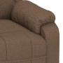 Sillón reclinable de tela marrón en Sillones | Comprar online en Foru.es
