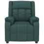 Sillón reclinable de tela verde oscuro en Sillones | Comprar online en Foru.es