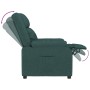 Sillón reclinable de tela verde oscuro en Sillones | Comprar online en Foru.es