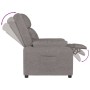 Sillón reclinable de tela gris taupe en Sillones | Comprar online en Foru.es