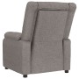 Sillón reclinable de tela gris taupe en Sillones | Comprar online en Foru.es