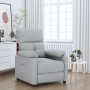 Sillón reclinable de tela gris claro en Sillones | Comprar online en Foru.es