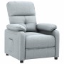Sillón reclinable de tela gris claro en Sillones | Comprar online en Foru.es