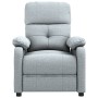 Sillón reclinable de tela gris claro en Sillones | Comprar online en Foru.es