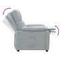 Sillón reclinable de tela gris claro en Sillones | Comprar online en Foru.es