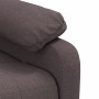 Sillón reclinable de tela marrón oscuro en Sillones | Comprar online en Foru.es