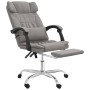 Silla de oficina reclinable con masaje tela gris taupé en Sillas de oficina | Comprar online en Foru.es