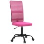 Silla de oficina regulable en altura tela de malla rosa en Sillas de oficina | Comprar online en Foru.es