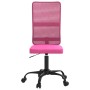 Silla de oficina regulable en altura tela de malla rosa en Sillas de oficina | Comprar online en Foru.es