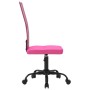 Silla de oficina regulable en altura tela de malla rosa en Sillas de oficina | Comprar online en Foru.es