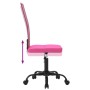 Silla de oficina regulable en altura tela de malla rosa en Sillas de oficina | Comprar online en Foru.es