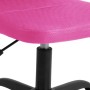 Silla de oficina regulable en altura tela de malla rosa en Sillas de oficina | Comprar online en Foru.es
