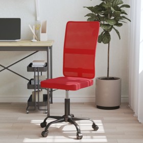 Silla de oficina regulable en altura tela de malla rojo tinto en Sillas de oficina | Comprar online en Foru.es