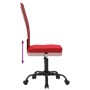 Silla de oficina regulable en altura tela de malla rojo tinto en Sillas de oficina | Comprar online en Foru.es